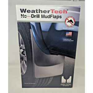 NEW WeatherTech No-Drill MudFlaps - 120115 - Black MADE IN THE USA